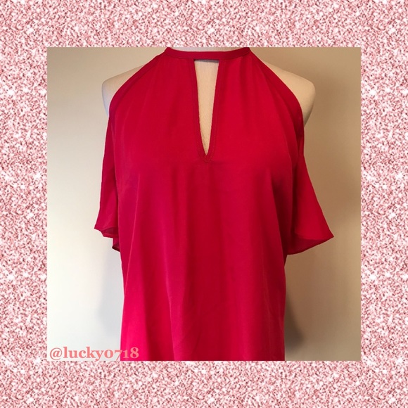 Amanda Uprichard NWOT Fuschia Celia Top Sz S - Picture 4 of 8